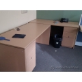 Lacasse Blonde Suite, 2 Desk, 2 Peds Sand